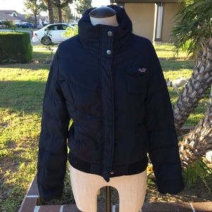 Hollister Cropped Bomber Jacket